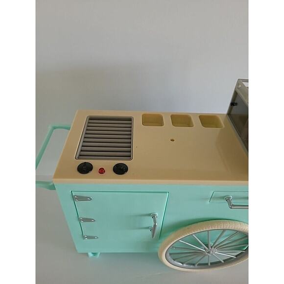 Our Generation Hot Dog Stand Food Cart *FLAWED* Incomplete Set - Picture 5 of 14